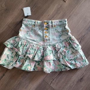 NWT Chiara Ferragni denim skirt 27